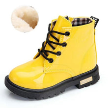 Load image into Gallery viewer, Girls Martin Boots Girls Boys Shoes 2018 Autumn PU Leather Children Boots Fashion Toddler Kids Boots Warm Winter Boots Boy